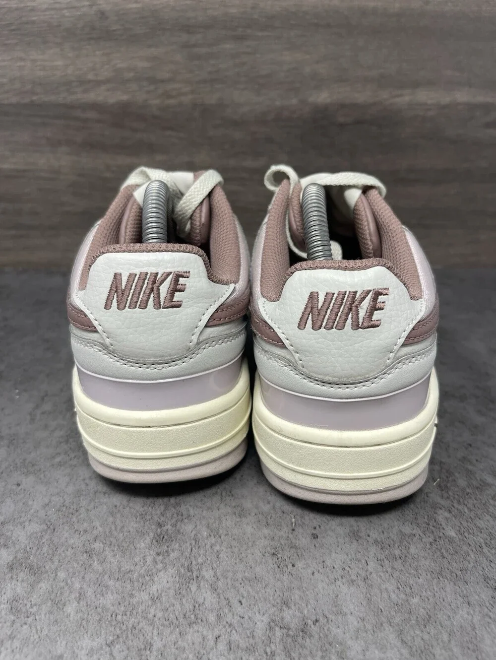 Nike Gamma Force Womens Size 9 Light Bone Smokey Mauve Platform DX9176-001